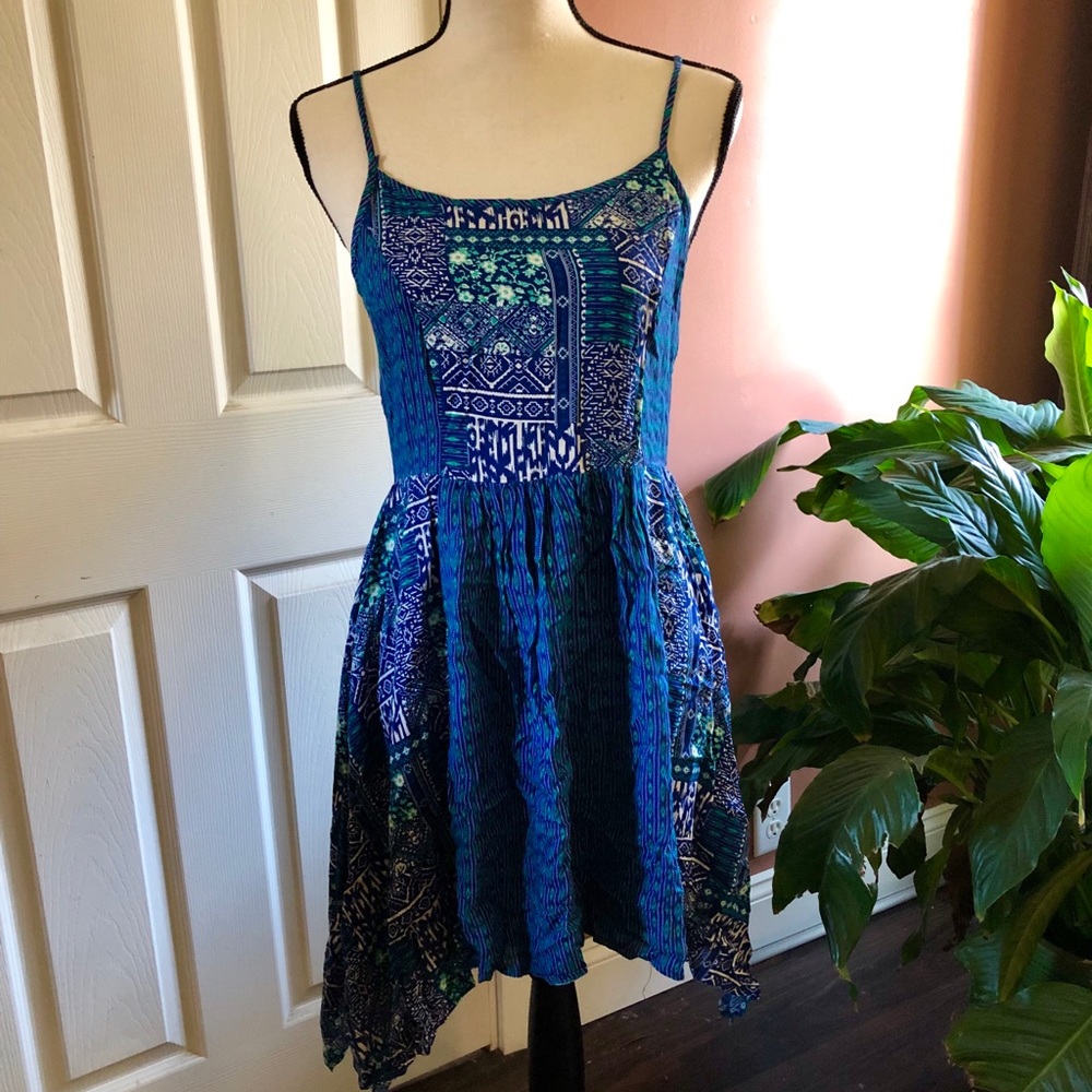 Entro Fun Print Beach Dress